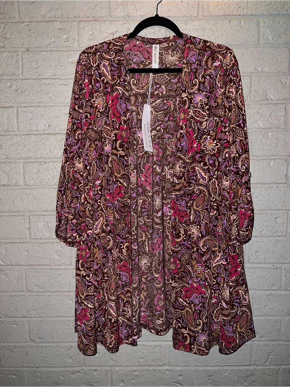 Dear Scarlett jacket, kimono, cover size medium
